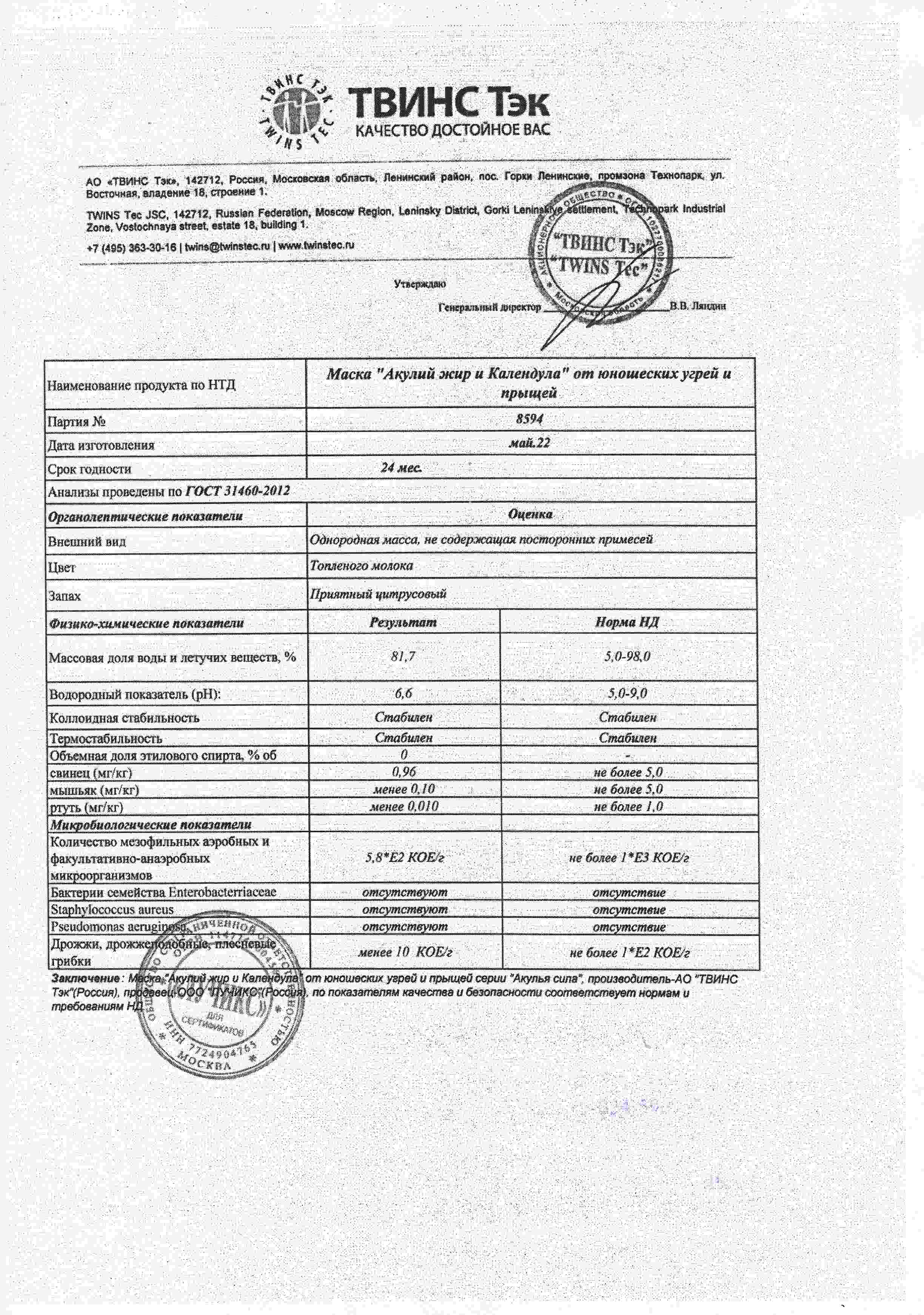 Паспорт №052022